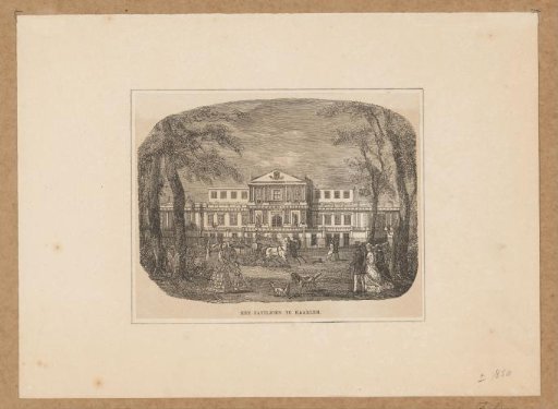 View of Paviljoen Welgelegen in the Haarlemmerhout in Haarlem