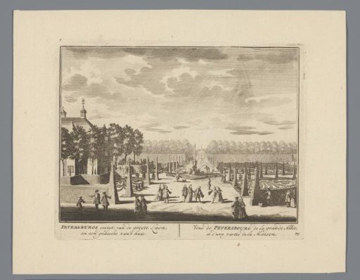 View of the Garden of House Petersburg