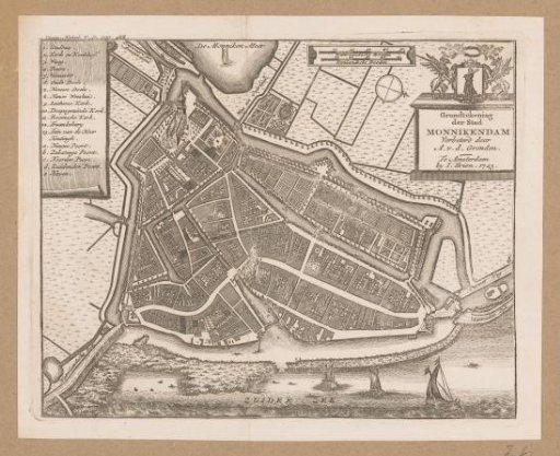 Plan of Monnickendam