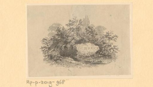 Ex libris of J.C. Bruce
