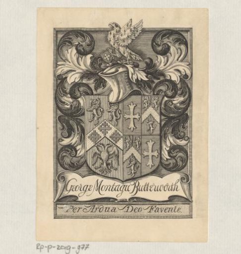 Ex libris of George Montagu Butterworth