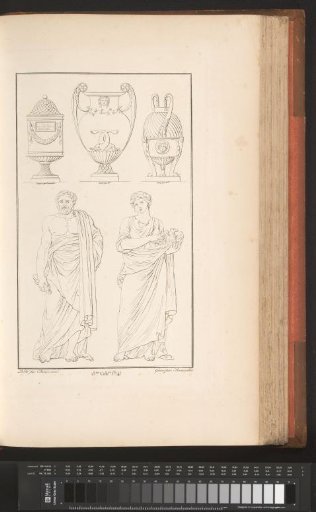 Figures and vases