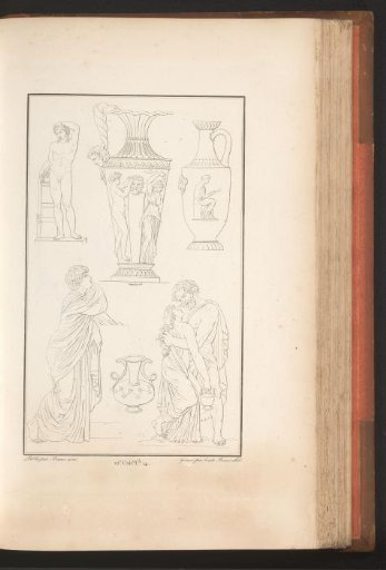 Vases and figures