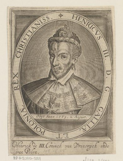 Portrait of Henry III, King of France