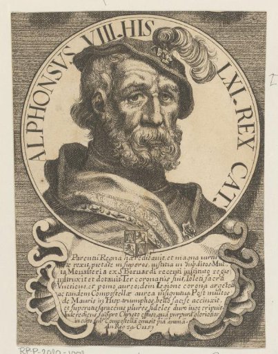 Portrait of Alfonso VII, King of León and Castile
