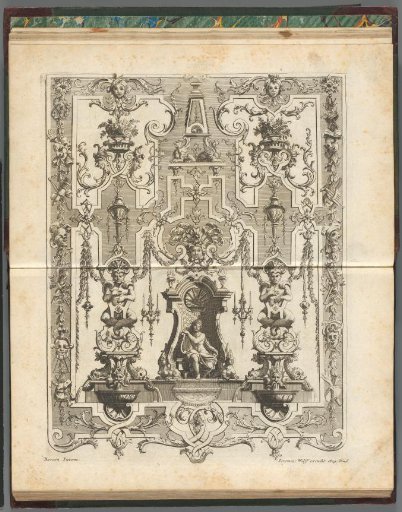 Composition with Apollo on a throne