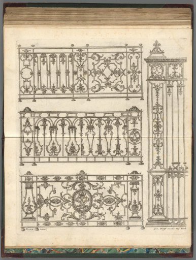 Design for a fence and for balcony balustrades