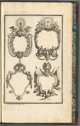 Four cartouches