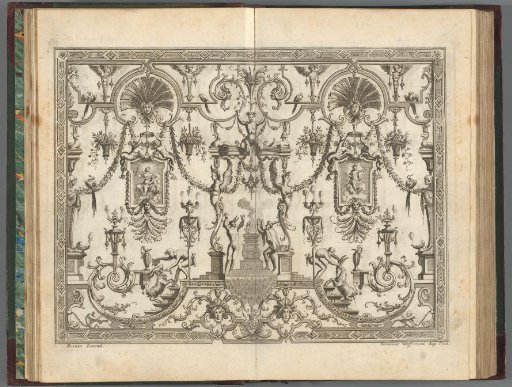 Panel or tapestry with modern grotesques