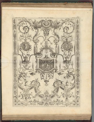 Composition with an angel with a trumpet