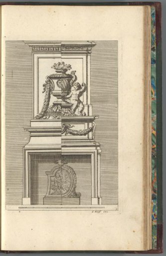 Design of a mantelpiece