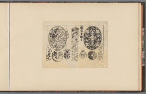 Designs for lids of snuffboxes and jewelry