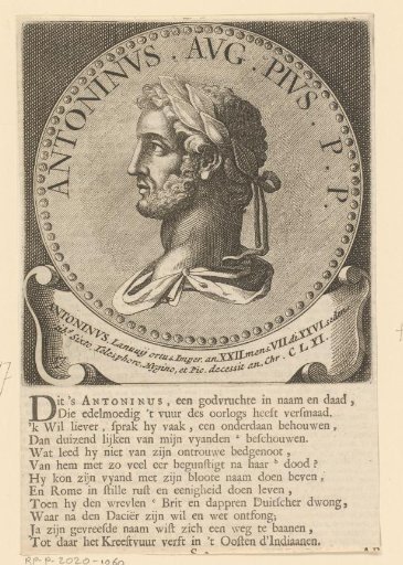 Portrait of Emperor Antoninus Pius