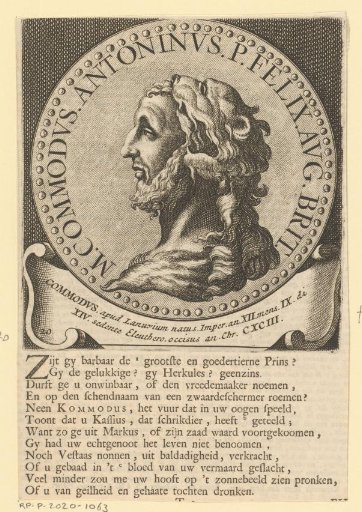Portrait of Emperor Commodus