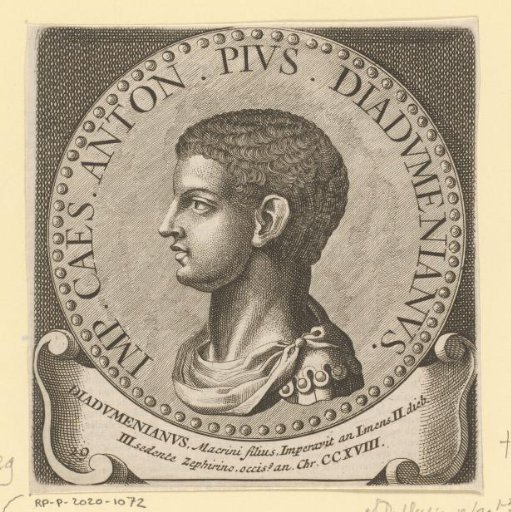 Portrait of Emperor Diadumenianus