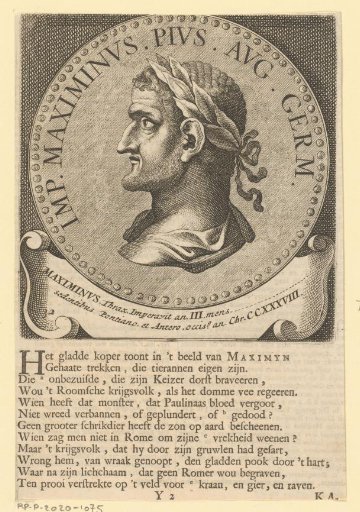 Portrait of Emperor Maximinus I Thrax