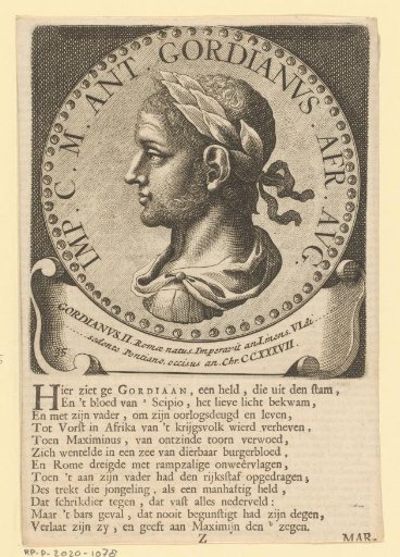 Portrait of Emperor Gordianus II