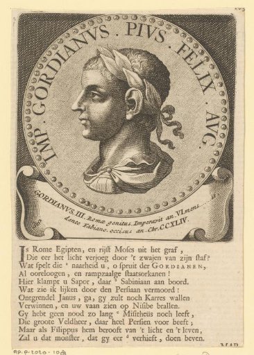Portrait of Emperor Gordianus III