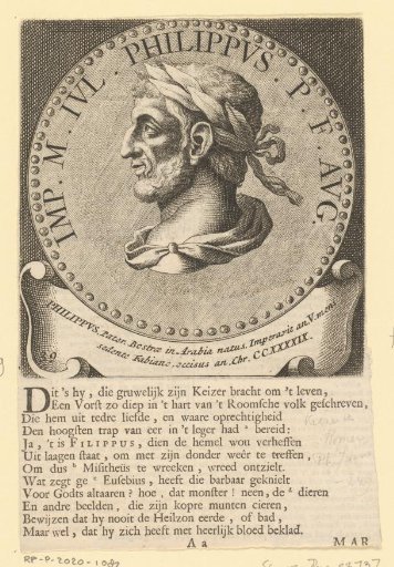 Portrait of Emperor Philippus I Arabs