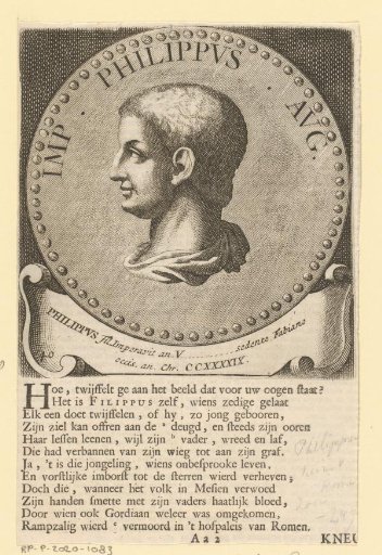Portrait of Emperor Philippus II Arabs