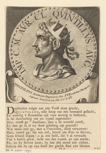 Portrait of Emperor Quintillus
