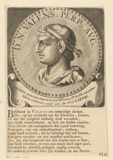 Portrait of Emperor Valens