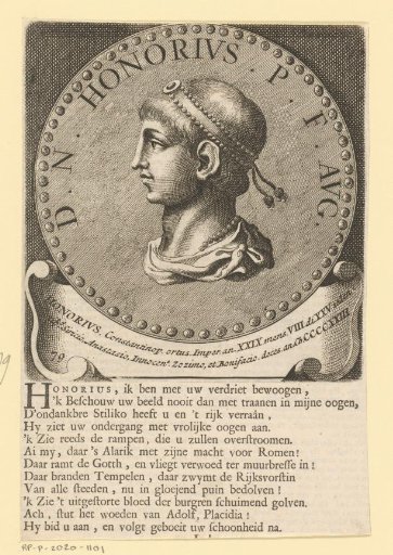 Portrait of Emperor Honorius