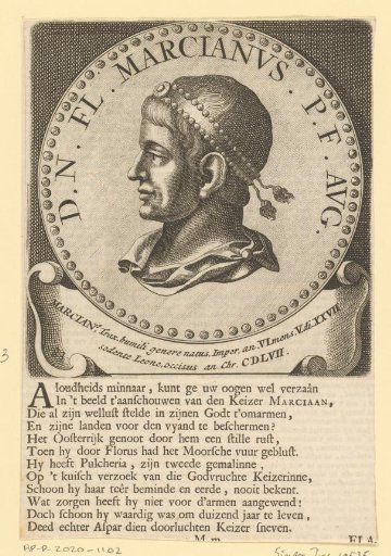 Portrait of Emperor Marcianus