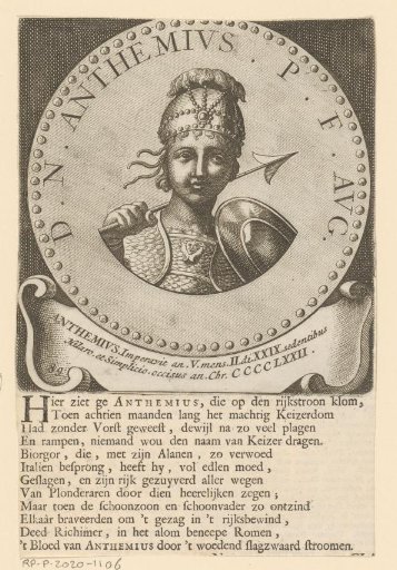 Portrait of Emperor Anthemius