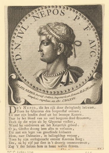 Portrait of Emperor Julius Nepos