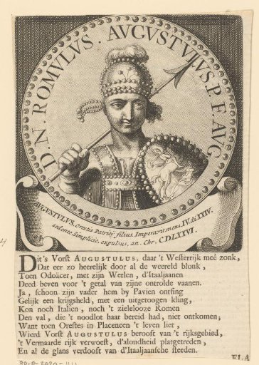 Portrait of Emperor Romulus Augustulus