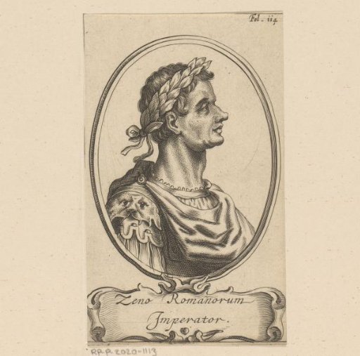 Portrait of Emperor Zeno