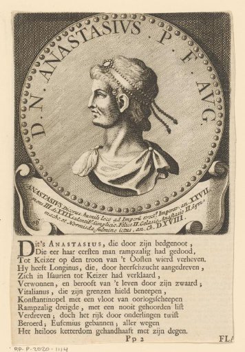 Portrait of Emperor Anastasius