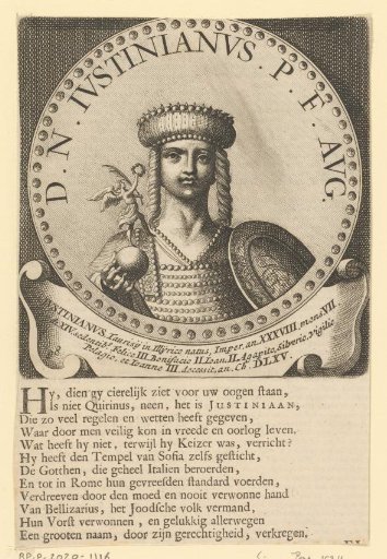 Portrait of Emperor Justinian I