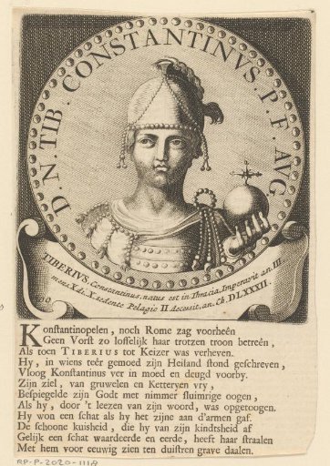 Portrait of Emperor Tiberius II Constantine