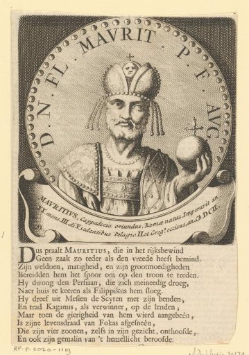 Portrait of Emperor Maurice
