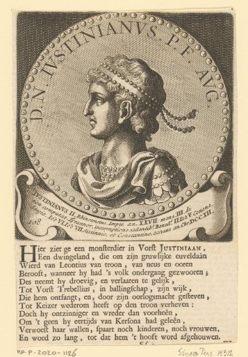 Portrait of Emperor Justinian II