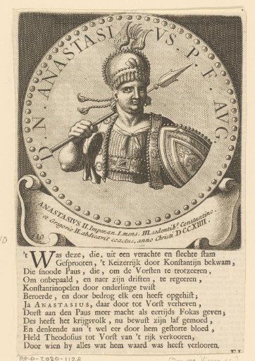 Portrait of Emperor Anastasius II