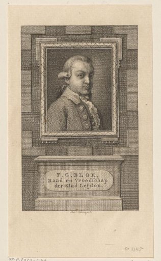 Portrait of Franciscus Gualtherus Blok