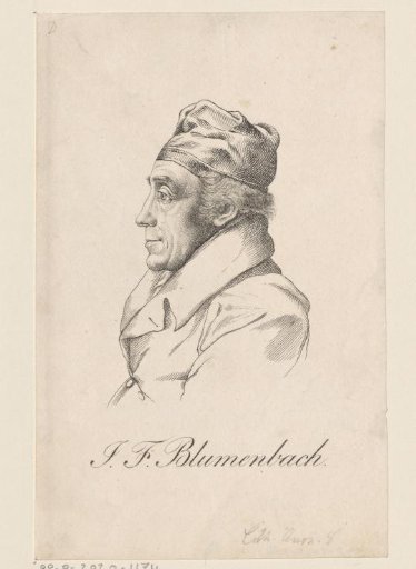 Portrait of Johann Friedrich Blumenbach