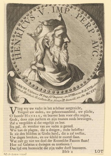 Portrait of Henry V, German Emperor