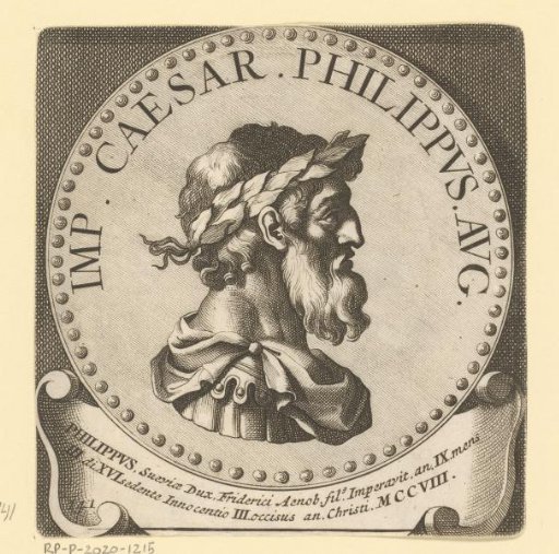 Portrait of Philip of Swabia, King of Germany