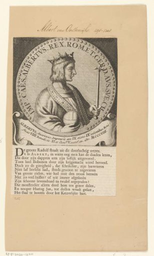 Portrait of Albert I of Habsburg, King of the Romans