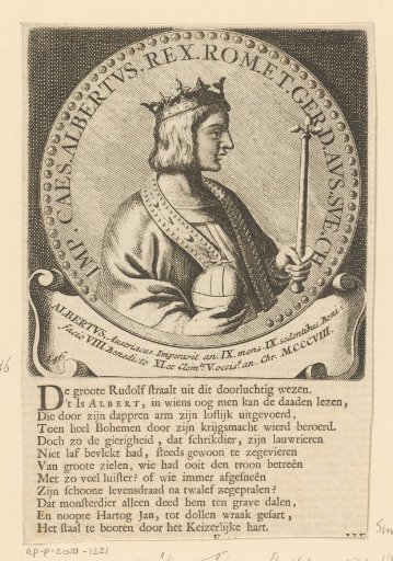 Portrait of Albert I of Habsburg, King of the Romans