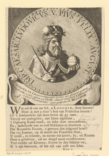 Portrait of Emperor Louis the Bavarian