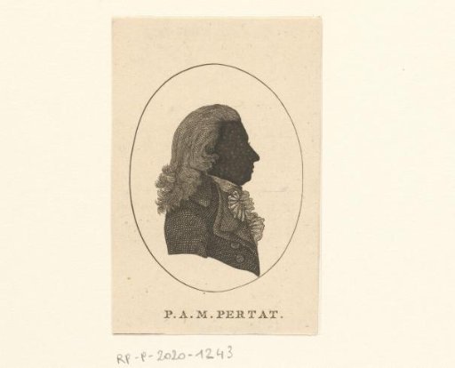 Silhouette Portrait of Petrus Matthaeus Pertat