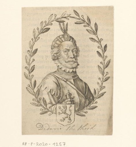 Portrait of Dirk III, Count of Holland