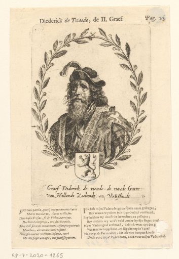 Portrait of Dirk II, Count of Holland
