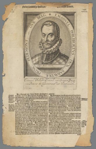 Portrait of Emanuel Philibert, Duke of Savoy