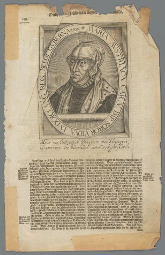 Portrait of Mary of Hungary, Governor of the Netherlands